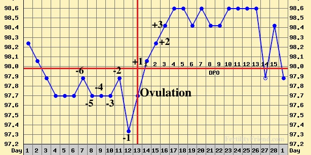 Fertility Awareness Method Chart