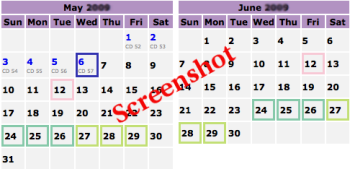 Ovulation Calculator Chart